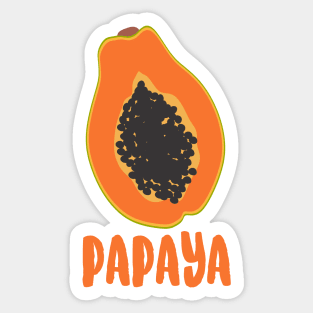 PAPAYA Sticker